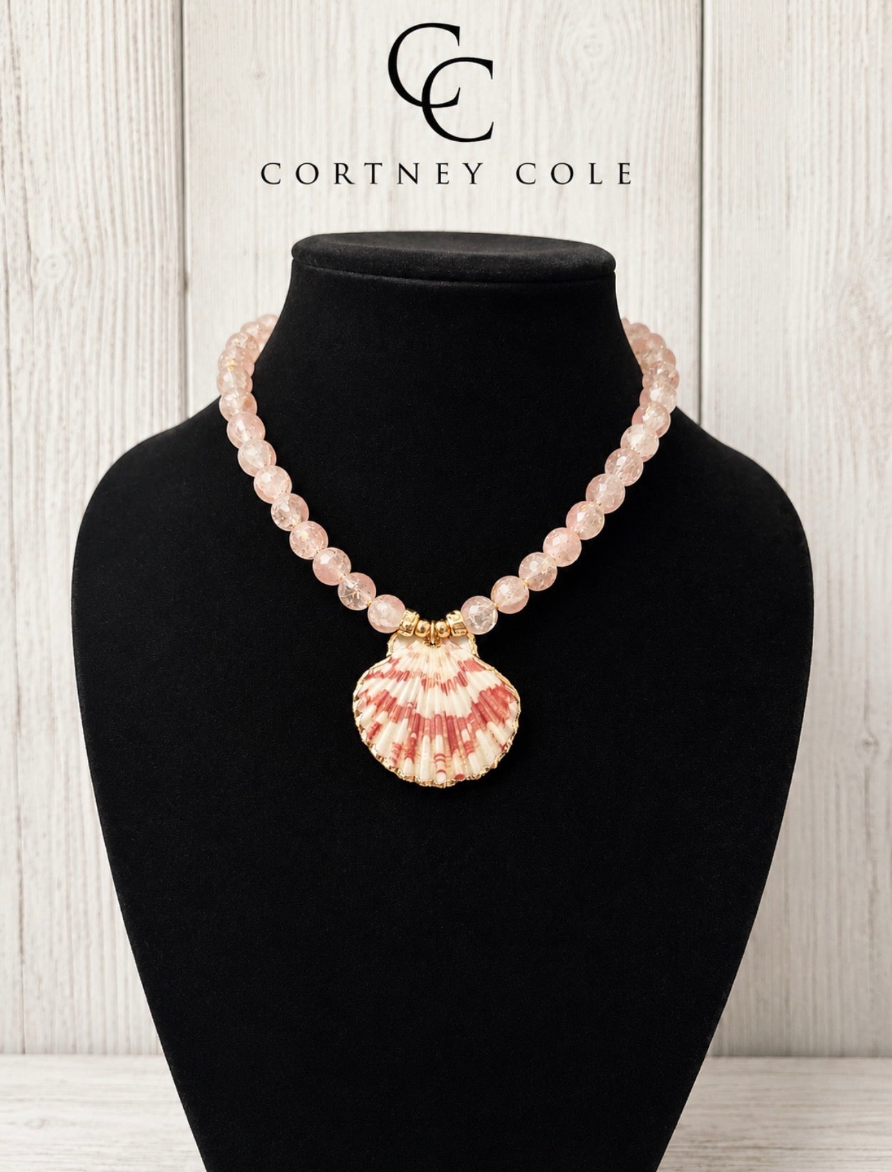 Gold Trimmed Seashell