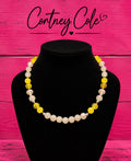 Yellow and Cream Single Strand