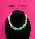 Chunky Multi Color Beaded Necklace